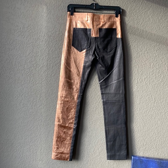 Haider Ackermann Roger Rose leather trouser - Picture 13 of 16